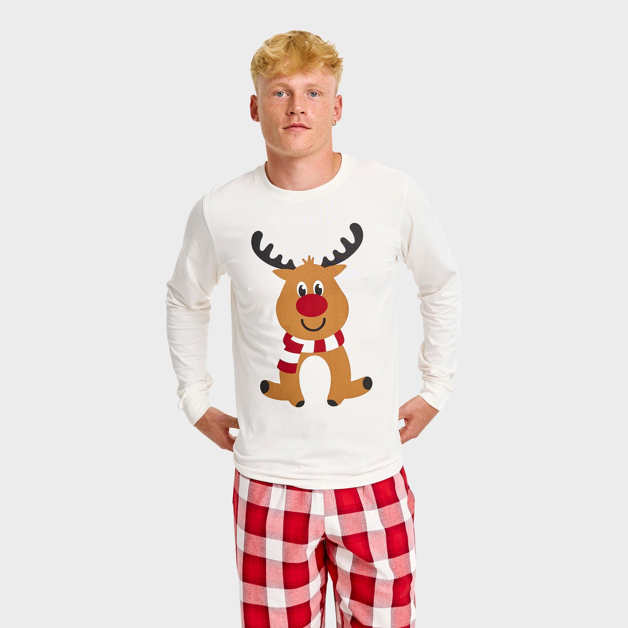 The Reindeer Pyjamas Top - Herre